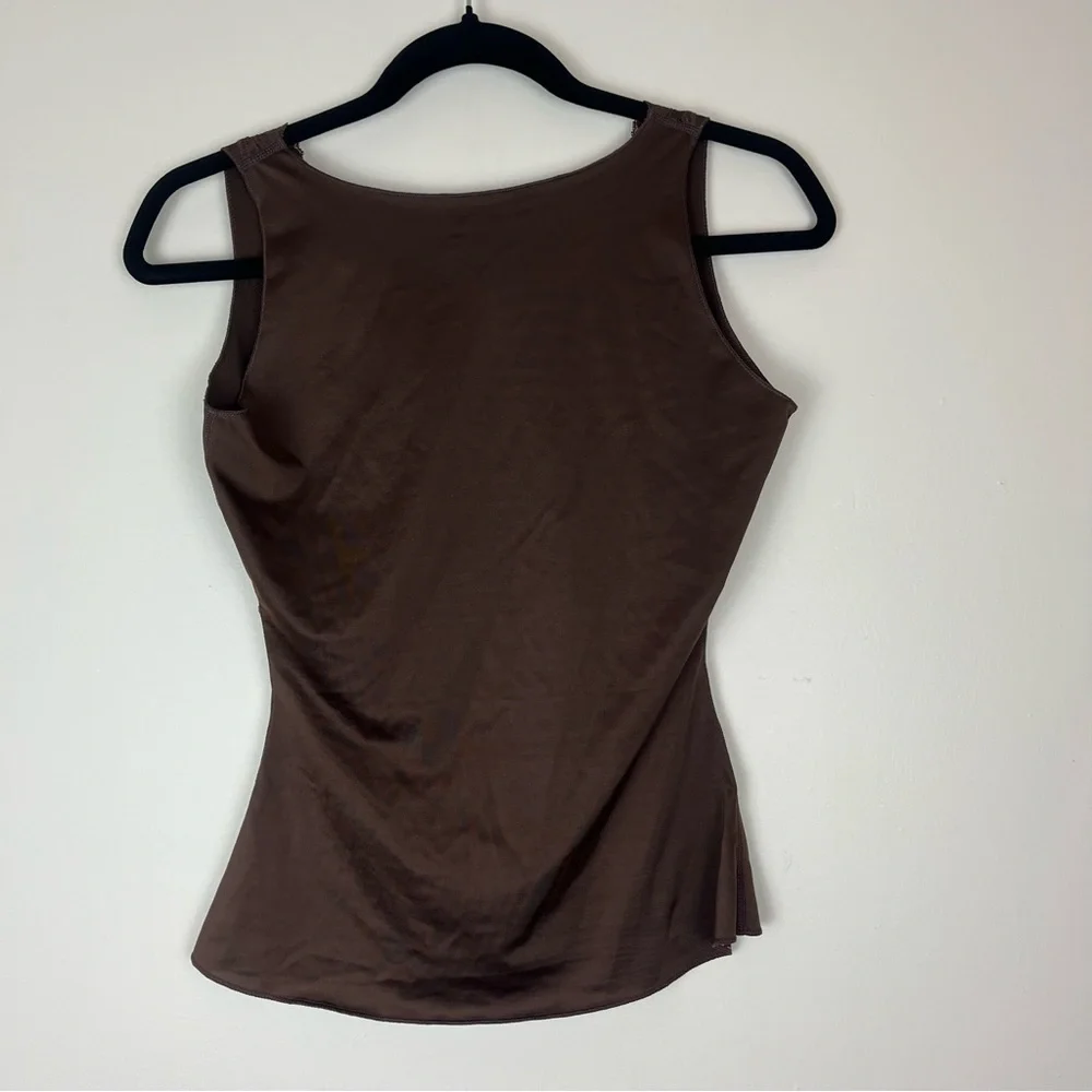 SPANX Chocolate Brown Cami Tank size Medium